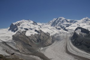 Vue sur le Mont Rose